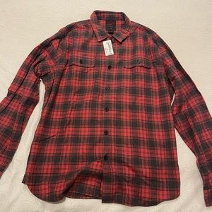 Grayers Flannel Button Down Sport Shirt